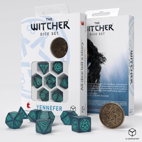 Witcher Dice Set. Yennefer - Sorceress Supreme