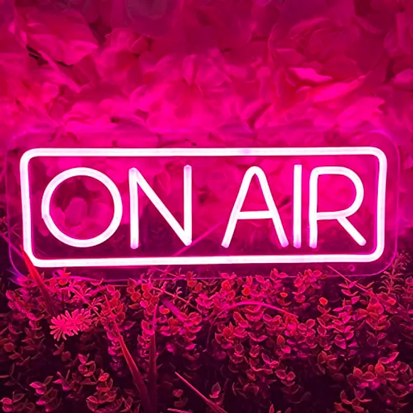 On Air Neon Sign for Gaming Room Wall Decor LED Neon Sign for Live Studio Recording Light Sign Decor Man Bedroom Decoration
