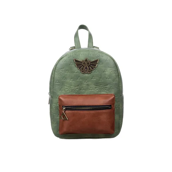 Zelda Video Game Green and Brown Mini Backpack Accessory