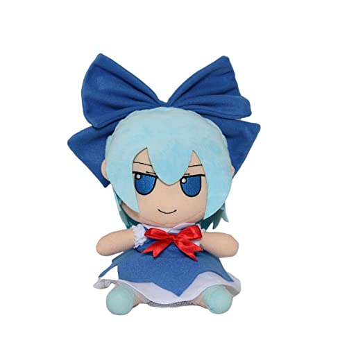 Anime Cirno Fumo Plush Toy, Cosplay Cute Plush Stuffed Pillow, Boy Girl Kids Birthday Xmas Gifts 23Cm