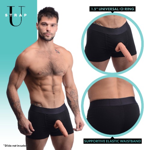 Armor Mens Boxer Harness With O-ring - - Medium/Large