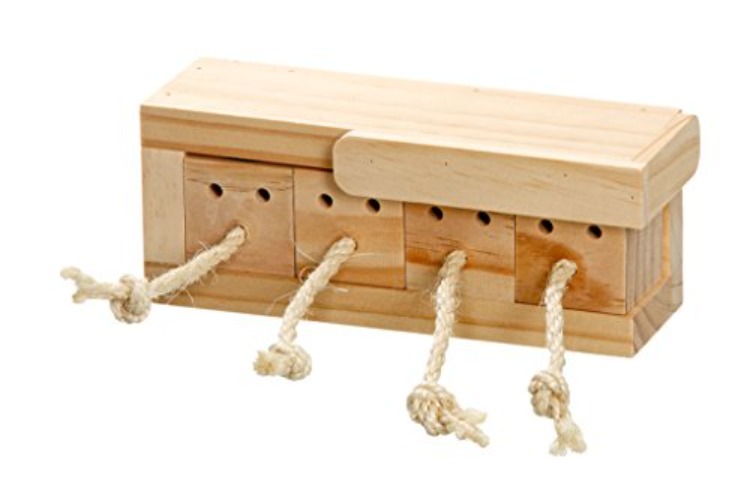 Karlie Rody Brain Train Cube, 4 Klötze L: 21.5 cm B: 8.5 cm H: 7.5 cm natur - 4 Klötze (1er Pack)