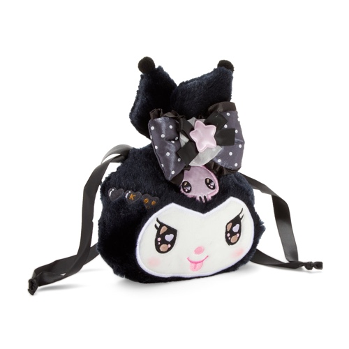 Kuromi Black Bow Drawstring Bag (Romiare Series) | Default Title