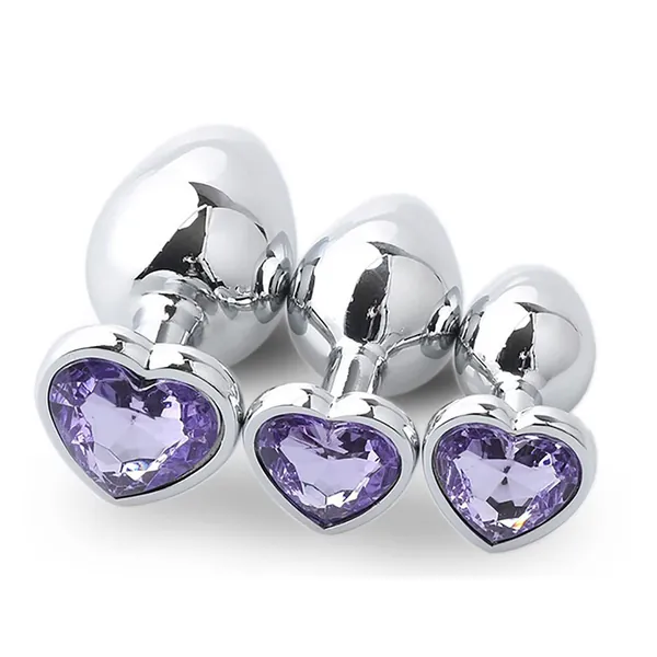 WAFKHD 3-piece Set, Metal Material, Comfortable And Waterproof, Portable (Color : Light purple)