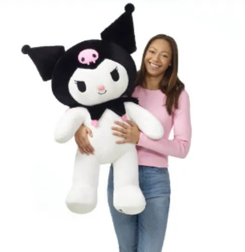 Build-A-Bear Sanrio Hello Kitty and Friends Giant Kuromi Plush Stuffed Animal in Black/White