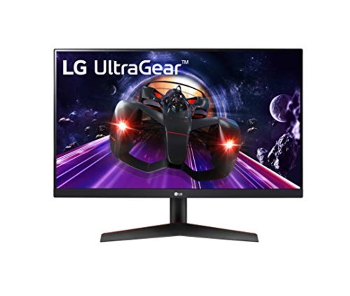 LG 24GN600-B UltraGear Gaming Monitor 24" Full HD (1920 x 1080) IPS Display, 1ms (GtG) Response Time, 144Hz Refresh Rate, AMD FreeSync Premium, HDR10, 3-Side Virtually Borderless Display