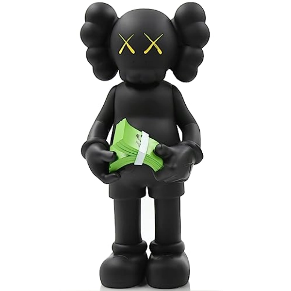 AUNC 12 Inch Kawed Figure Collectible Art Model Fun Home Desktop Ornaments, Room Decorations, Creative Gifts, Model Figures Artwork, Black