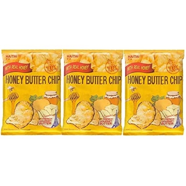 Haitai Honey Butter Chip BIG SIZE (120g X 3) / New Korea Potato Snack