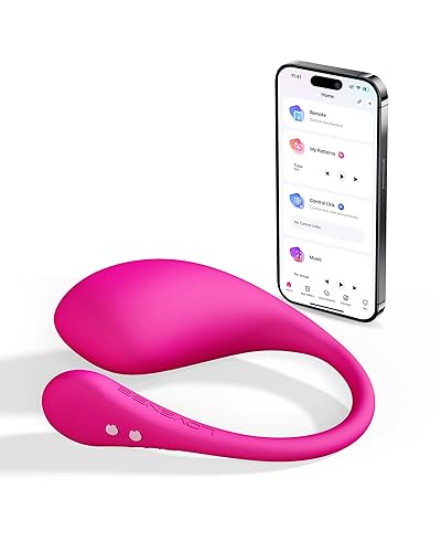 LOVENSE Lush 3 Remote Control Vibrator for G-spot, App Controlled Vibrating Sex Toys for Women and Couples, Adult Toys with 10000+ Custom Vibration Modes