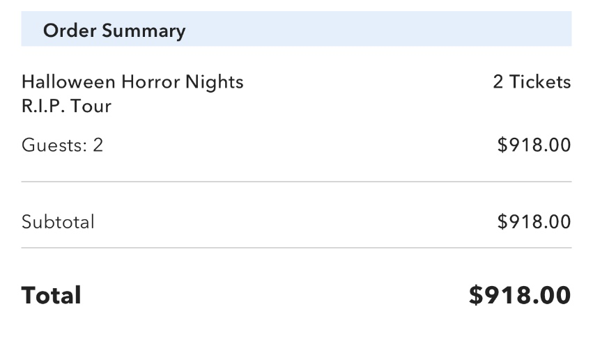 Universal Horror Nights! 