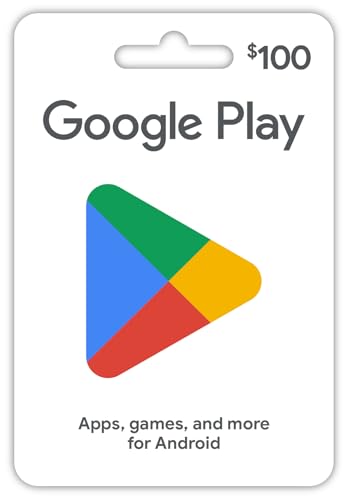 Google Play gift card - give the gift of games, apps and more (US Only) - 100 - Standard