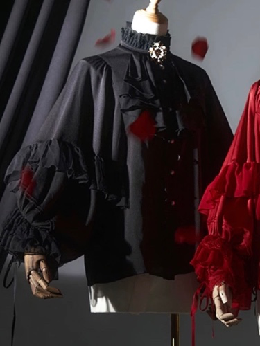 Gothic Black Blouse