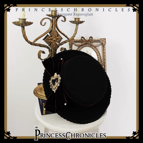 Elegant Hat Black Princess Chronicles