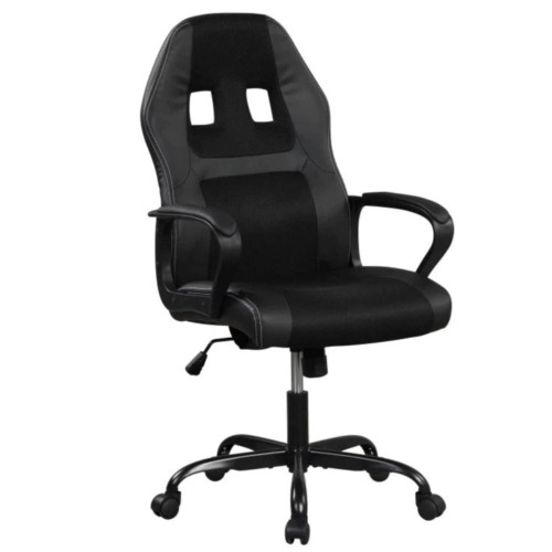 Reclining Racing Office Chair - Black