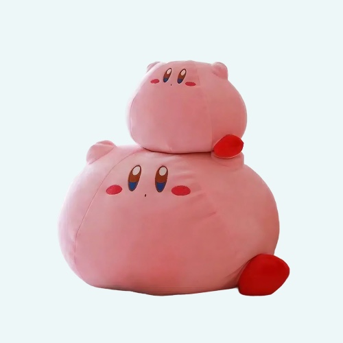 Peluche rose de Kirby aux joues rouges • Ma Peluche