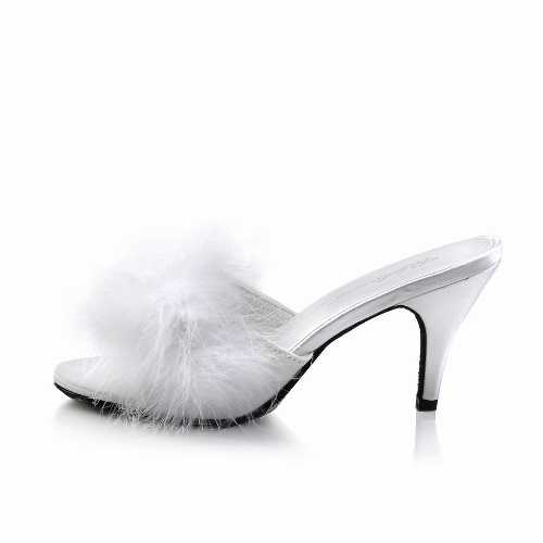 AMOUR-03 White Pu-Fur Marabou