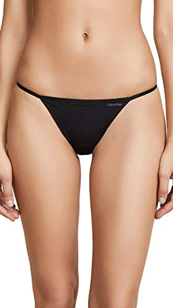 Calvin Klein Women's Sleek String Thong Panties