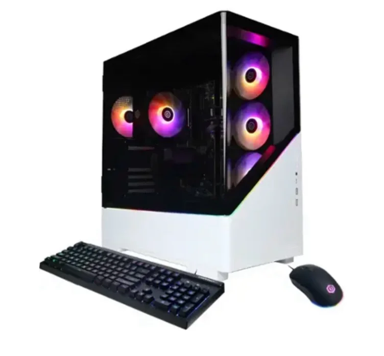 CyberPowerPC - Gamer Master Gaming Desktop - AMD Ryzen 7 8700F - 16GB Memory - AMD Radeon RX 7600 8GB - 1TB PCIe 4.0 SSD - White