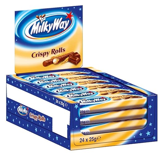 Milky Way Crispy Rolls 25 g (Pack of 24)