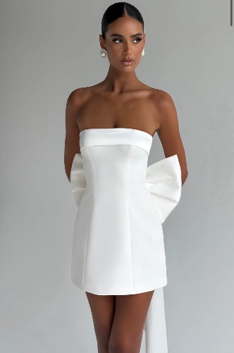 BARBARA MINI DRESS - IVORY