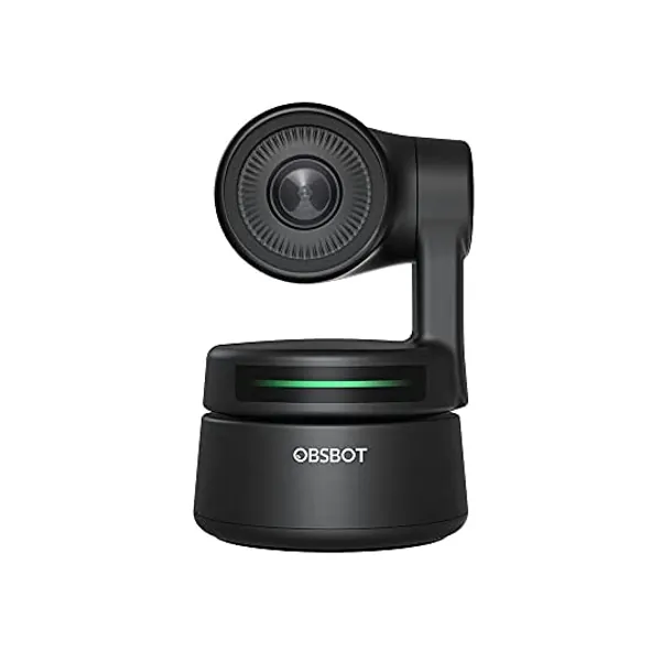                             OBSBOT Tiny PTZ Webcam, AI-Powered Framing & Gesture Control, Full HD 1080p Webcam with Dual Omni-Directional Mics, 90-Degree Wide Angle, Low-Light Correction, Works with Zoom, Skype and More                        