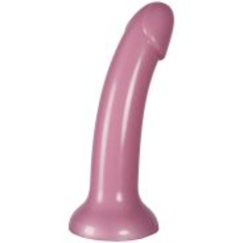 baseks Sparkling Rosa Silikondildo 18 cm | Sinful