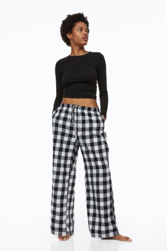 Pyjamasbukse i twill