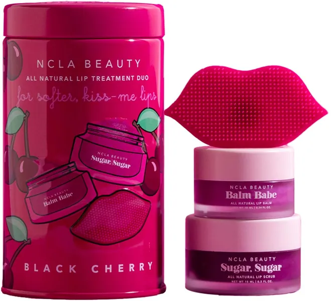 NCLA Beauty Black Cherry Lip Care Value Set 10+15 ml