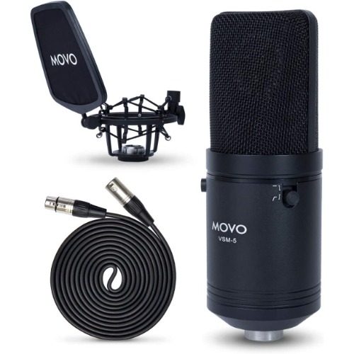 VSM-5 | Diaphragm XLR Cardioid Condenser Mic | Movo
