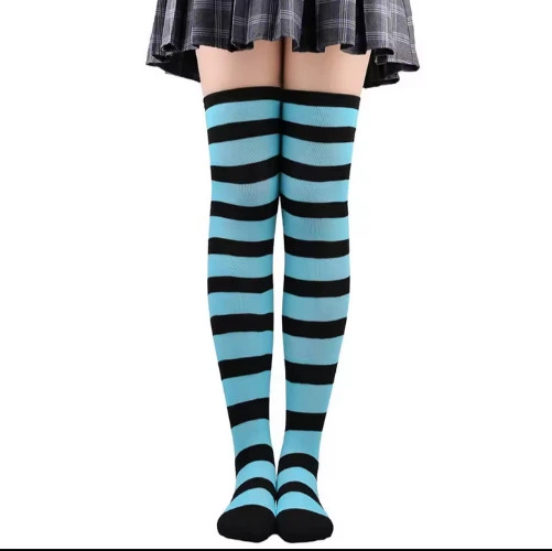 Thigh highs - blue-black (AliExpress name too wacky)