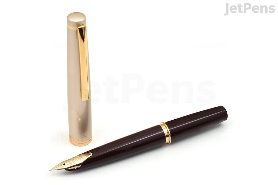 Pilot E95S Fountain Pen - Burgundy / Ivory - 14k Extra Fine
