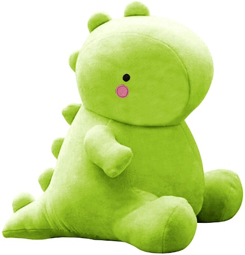 VHYHCY Cute Dinosaur Plush Toys, Fat Dinosaur Stuffed Animals Toys Dolls, Soft Plush Stuffed Animal Dino Plushie, Birthday Gifts for Kids Girls Boys Green 12 inch