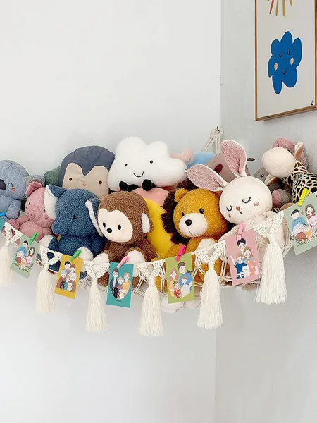 1pc Tassel Decor Woven Wall Hanging