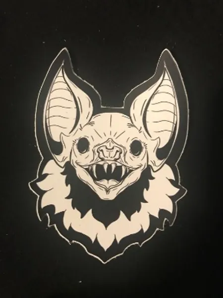 Vampire Bat Sticker | Etsy