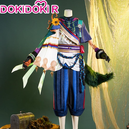 【S/XL/2XL/3XL Ready For Ship】【Size S-4XL】DokiDoki-R Game Genshin Impact Tighnari Cosplay Costume Sumeru | XL