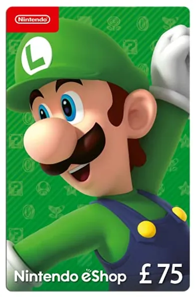 Nintendo eShop Card | 75 GBP voucher | Download Code | UK only | Switch