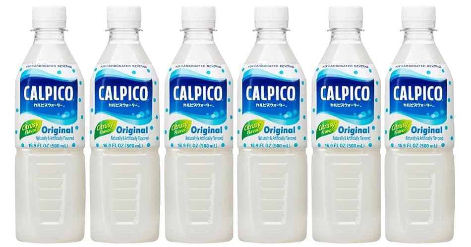 CALPICO Original, Non-Carbonated Drink, Hint of Citrus Flavor, Japanese Beverage, Sweet and Tangy Asian Drink, 16.9 FL oz. (Pack of 6) - Original (Citrusy) - 16.9 Fl Oz (Pack of 6)