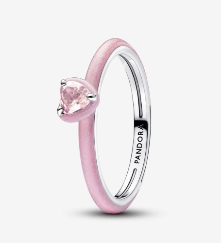 Anillo Corazón Chakra Rosa | Pandora ES