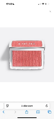 Dior blush in rosewood 💋