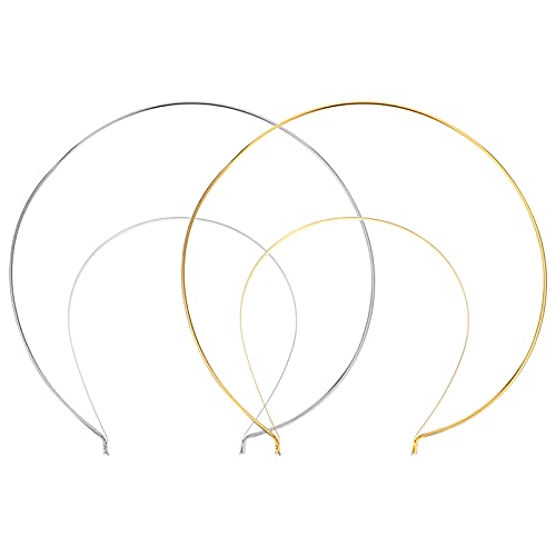 Lurrose Bulk Hair Ties Headband, 2PCS Goddess Tiaras Hairhoop, Bridal Headpiece for Halloween Christmas Wedding Party Bulk Scrunchies