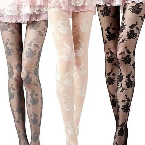 Floral Garden Tights