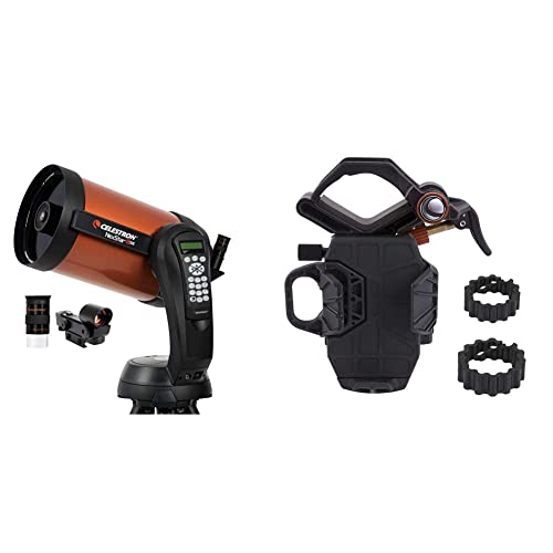 Celestron NexStar 8 SE Telescope with NexYZ 3-Axis Universal Smartphone Adapter - NexStar 8SE Computerized Telescope - W/ NexYZ adapter