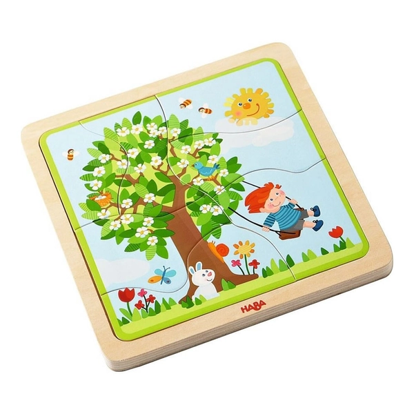 HABA 4 in 1 Wooden Puzzle My Time of The Year