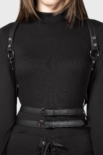 Wanda Harness | L-XXL / Black / 100% Polyurethane