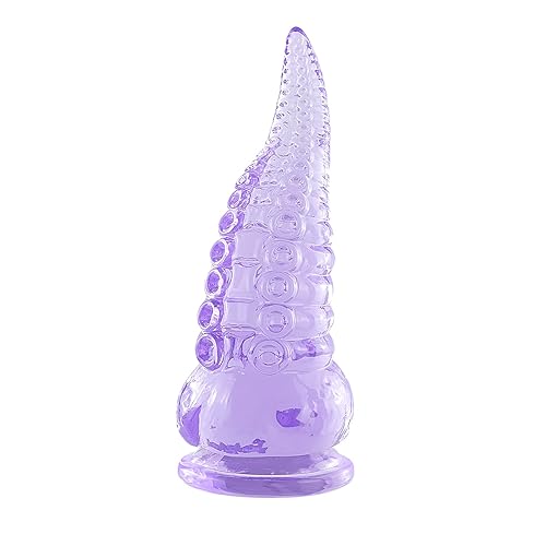 avmegu Tentacle Dildo, 7.9 in Purple Dildo with Suction Cup for Hand- Play,Huge Octopus Sex Toys for Women and Couple