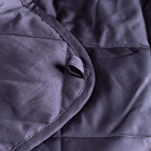 Weighted blanket 15 kg - 240x220 cm + Cover Dark blue Minky