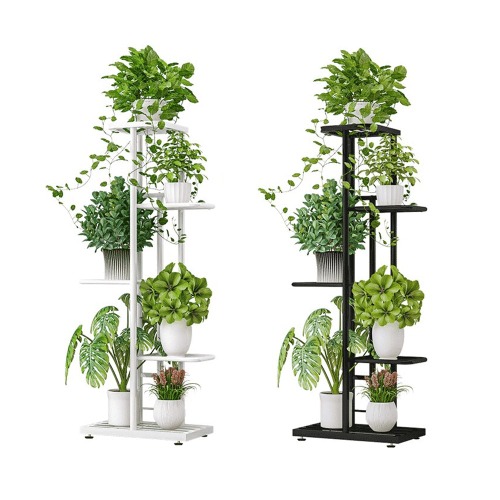 6 Pot Multi Layer Metal Plant Stand Home Decor