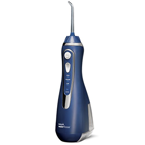 Waterpik Cordless Advanced Water Flosser For Teeth, Gums, Braces, Dental Care With Travel Bag and 4 Tips, ADA Accepted, Rechargeable, Portable, and Waterproof, Blue WP-583 - Blue