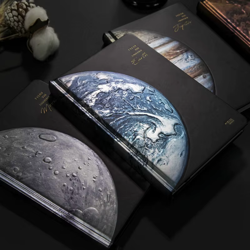 Cuadernos Creativos AR Planet A5, Bloc de notas ilustrado a todo Color, cubierta dura, 112 hojas/libro, CS-022 diario de estudio de oficina 100gsm - AliExpress 21