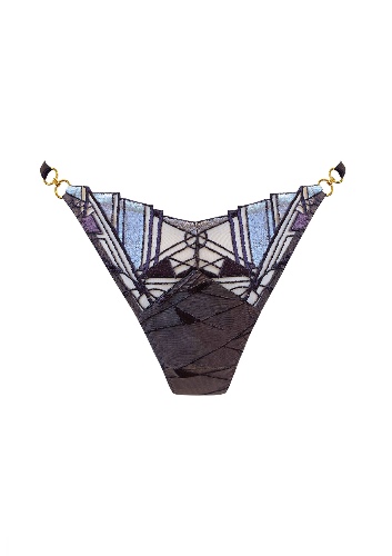 BORDELLE Cubism Thong | Deep Purple / L | 4